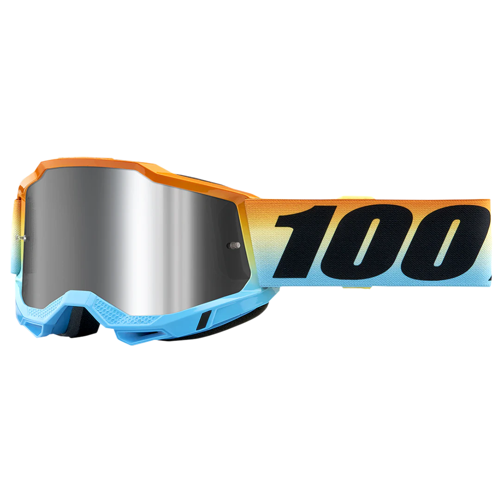 100% Youth Accuri 2 Sunset Goggles -  (Mirror Silver Lens)