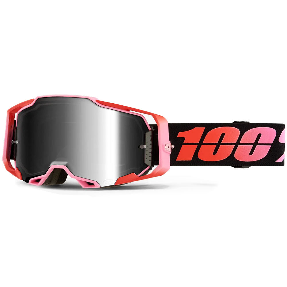 100% Armega Goggles - Guerlin (Mirror Silver Flash Lens)