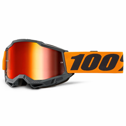 100% Accuri 2 Goggle - Orange (Mirror Red Lens)