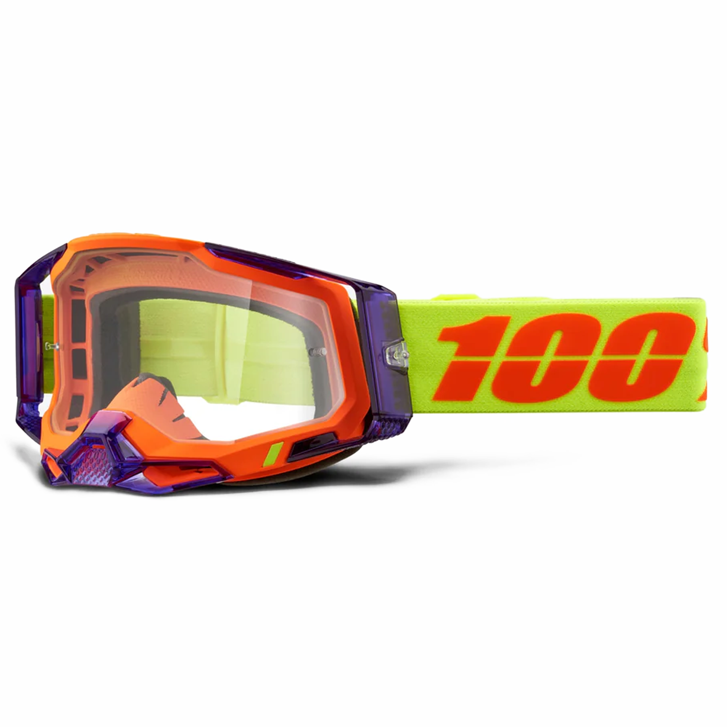 100% Racecraft 2 Goggles - Panam (Mirror Gold Lens)