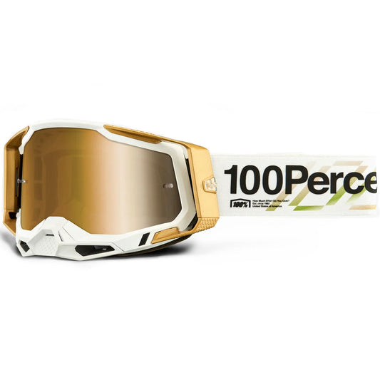 100% Racecraft 2 Goggles - Succession (Mirror True Gold Lens)
