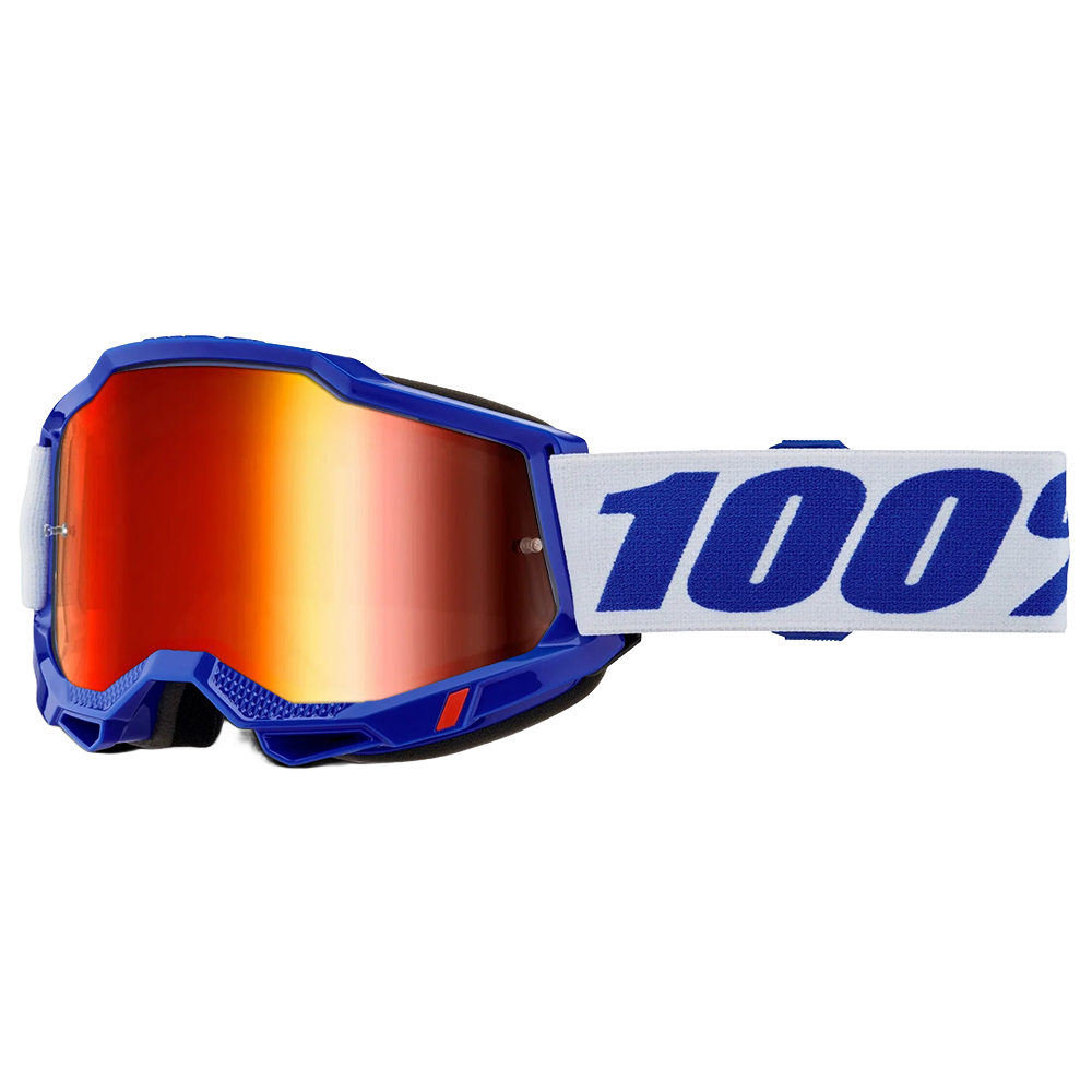 100% Accuri 2 Goggles - Blue (Mirror Red Lens)