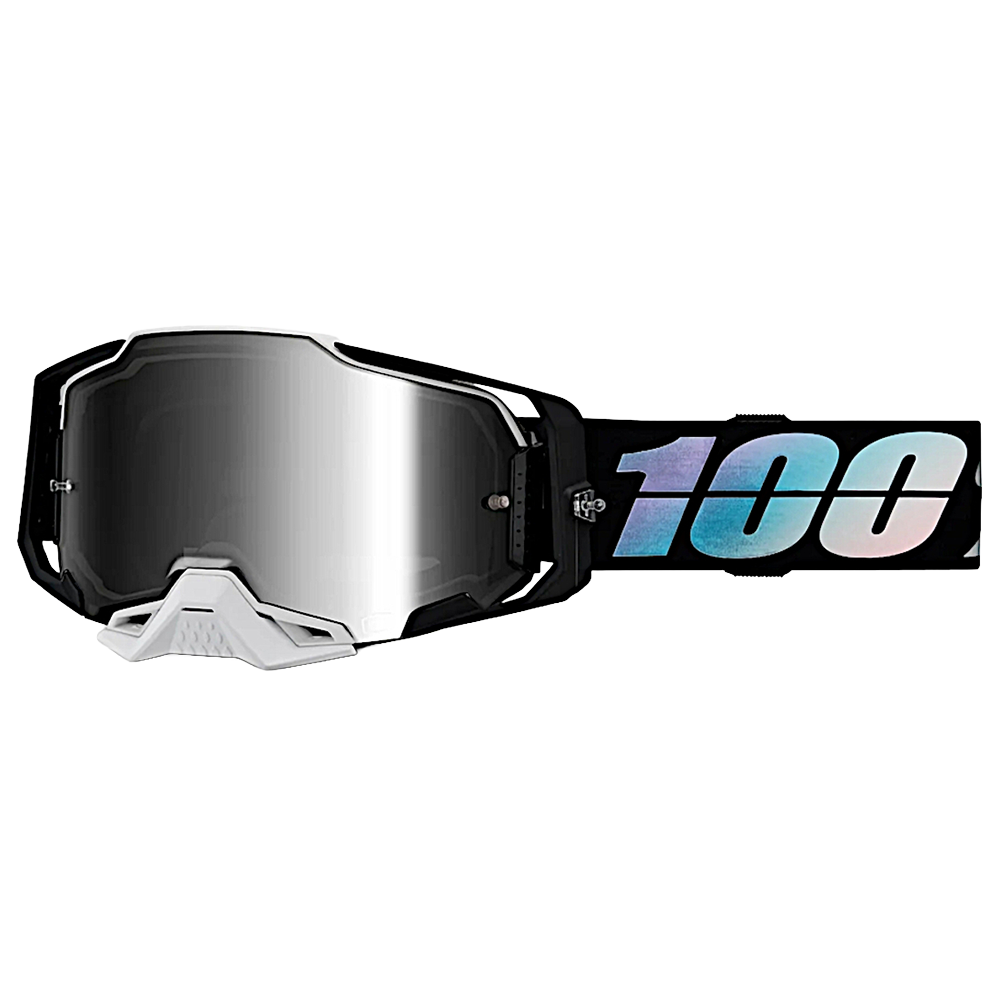 100% Armega Goggles - Krisp (Mirror Silver Lens)