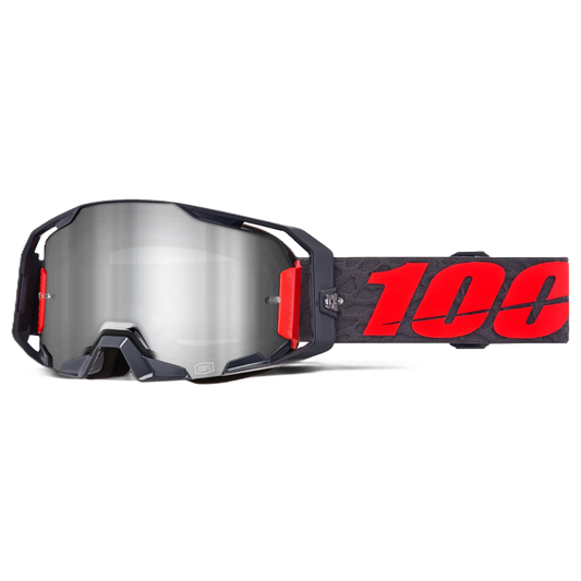 100% Armatic Goggles - Turo (Mirror Silver Lens)