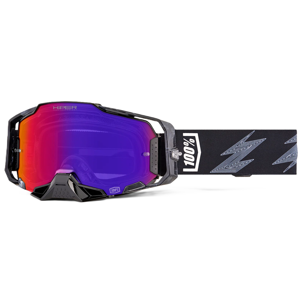 100% Armega Goggles - Crenshaw (Hiper Mirror Purple Lens)