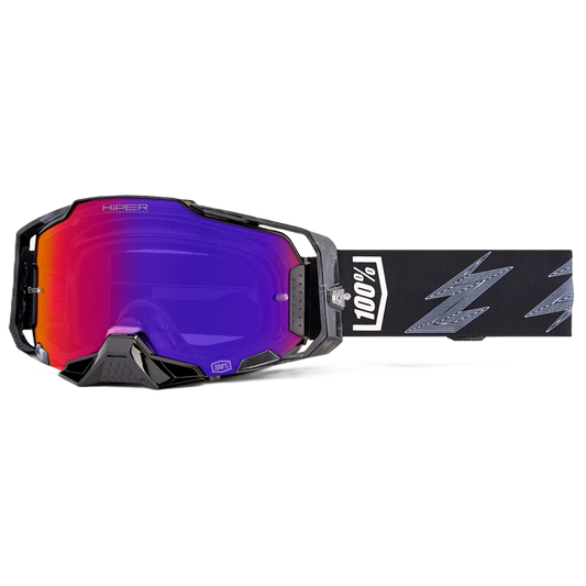 100% Armega Hiper Goggles - Crenshaw (Mirror Purple Lens)