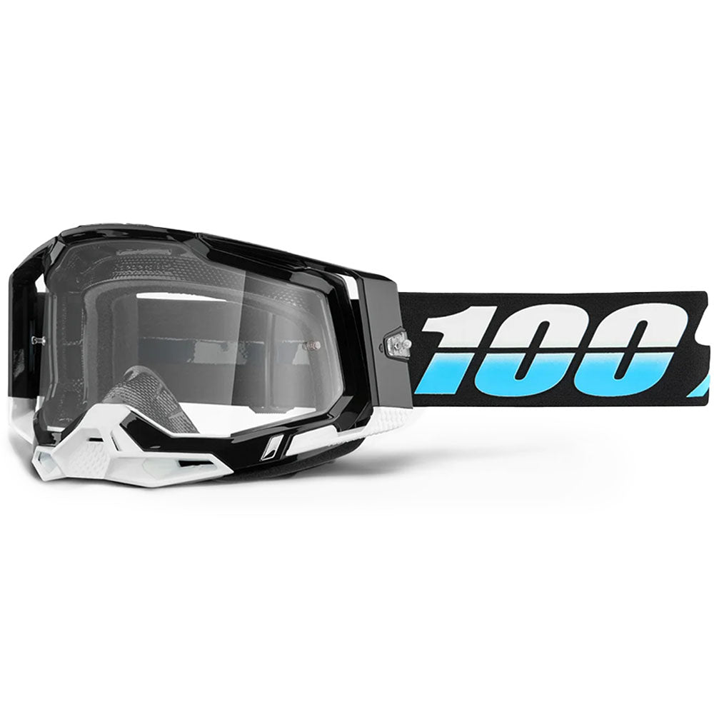 100% Racecraft 2 Goggles - Arkana (Mirror Blue Lens)