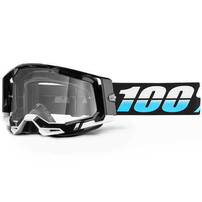 100% Racecraft 2 Goggles - Arkana (Mirror Blue Lens)