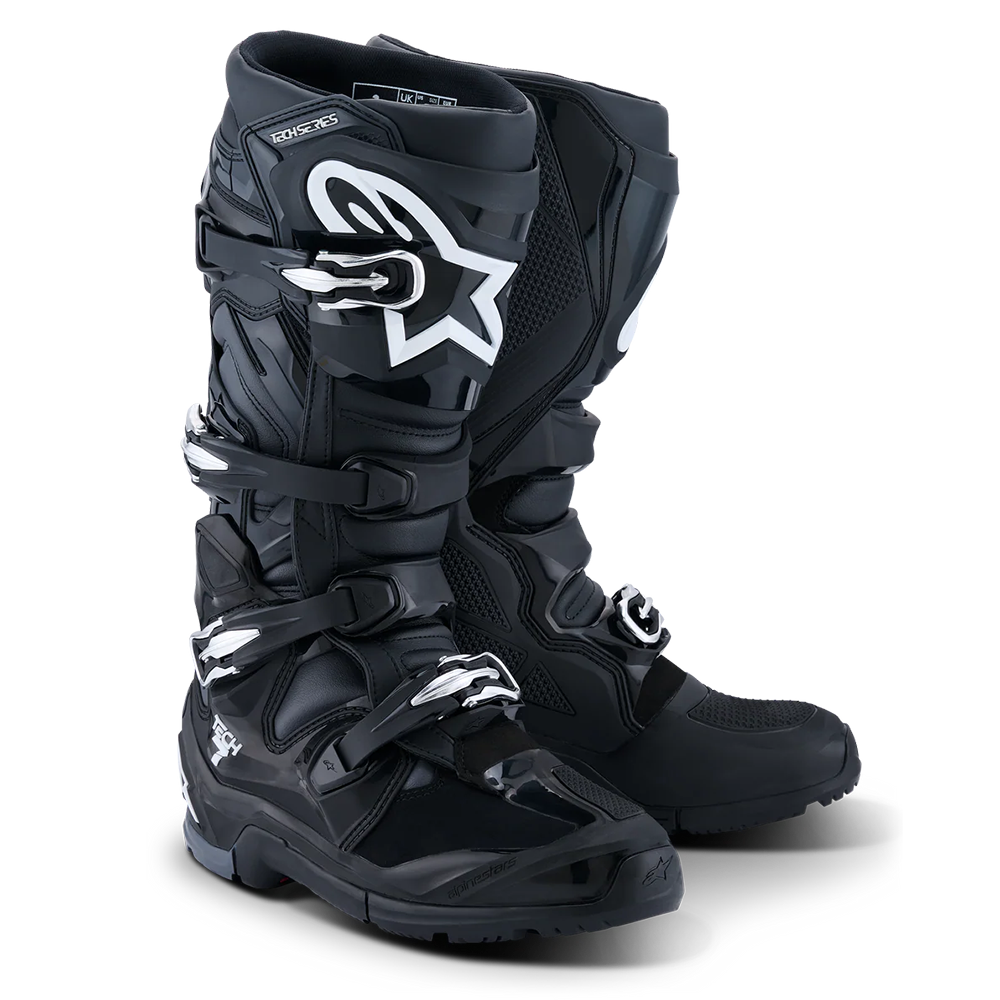 2026 Alpinestars Tech 7 Enduro Boots (Black Anthracite White)