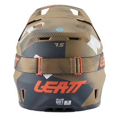 Leatt Moto 7.5 Helmet and 4.5 Goggles (Camo Khaki Brown V27)