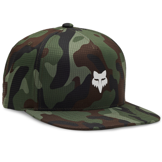 Fox Head Snapback Cap (Green/Camo)