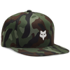 Fox Head Snapback Cap (Green/Camo)