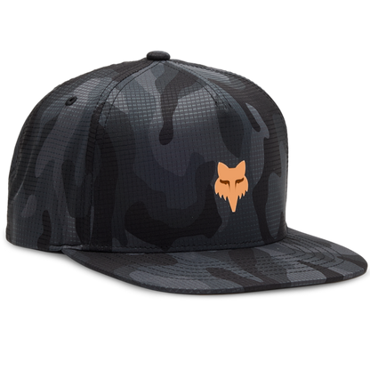 Fox Head Snapback Cap (Black/Camo)