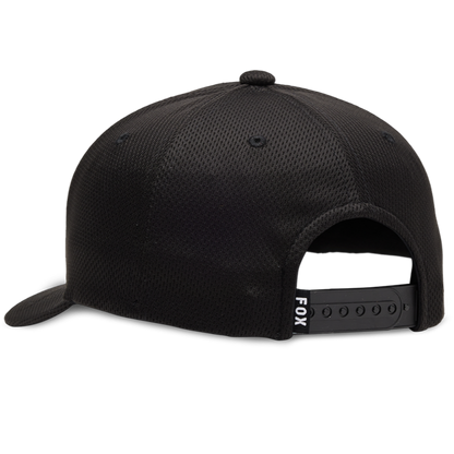 Fox Lithotype Snapback Cap (Black)