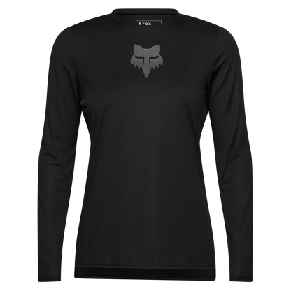 Fox Women's Ranger Head LS MTB Jersey (Black)