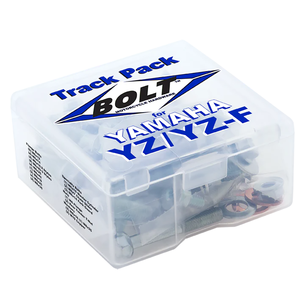 Bolt Motorcycle Hardware Yamaha Style Track Pack-BT-2014-6YZTP