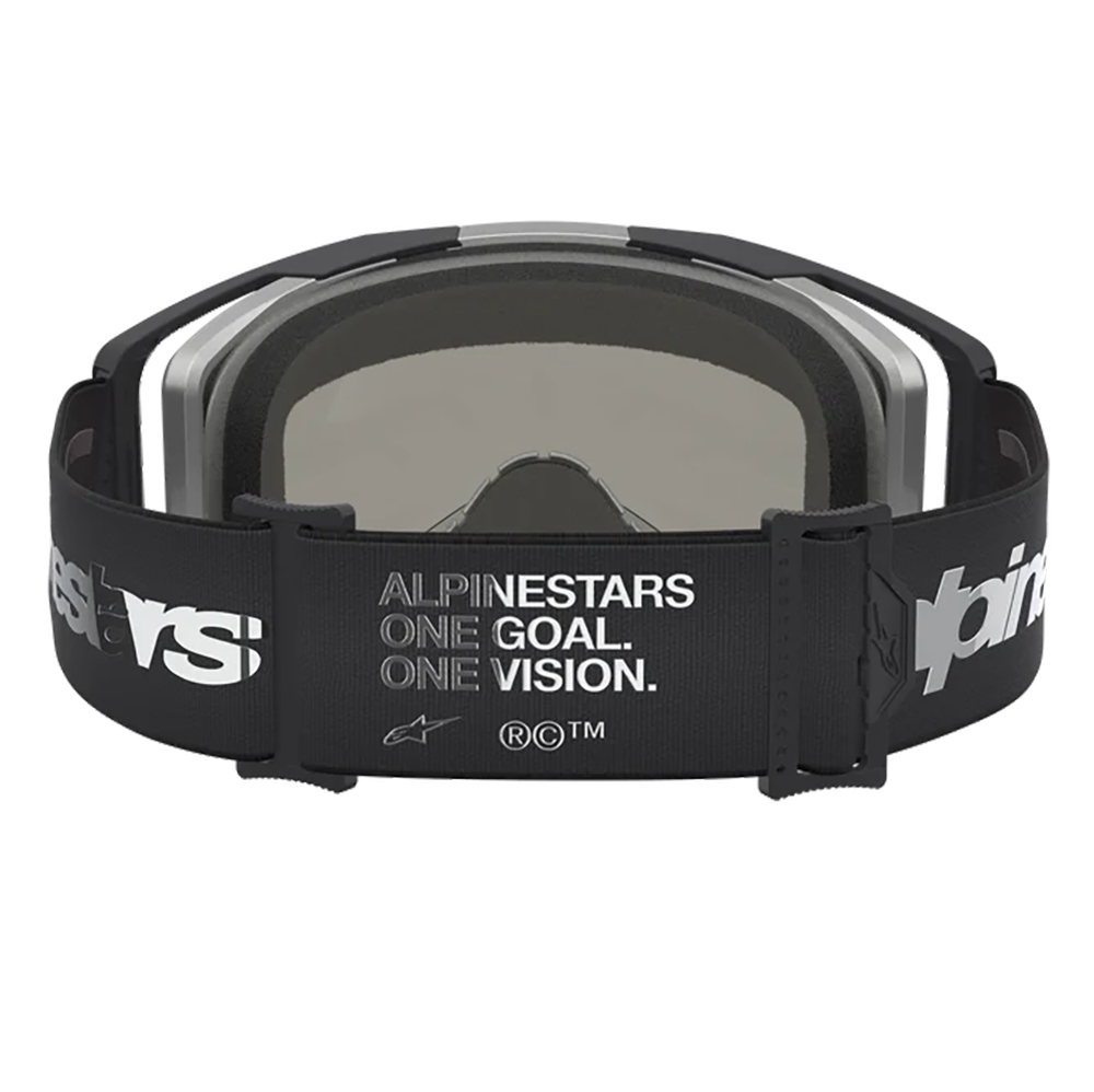 Alpinestars Vision 8 Amber Goggles -  Black Silver (Mirror Silver Lens)