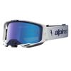 Alpinestars Vision 8 Amber Goggles -  Navy White (Mirror Blue Lens)