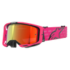 Alpinestars Vision 8 Corp Goggles -  Pink (Mirror Red Lens)