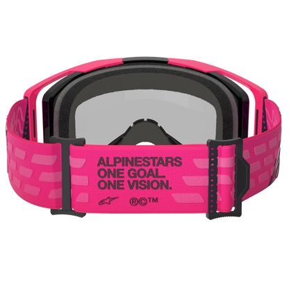 Alpinestars Vision 8 Corp Goggles -  Pink (Mirror Red Lens)