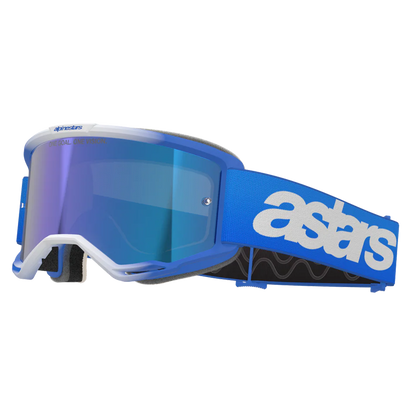 Alpinestars Vision 5 Blaze Goggles - Blue (Mirror Blue Lens)
