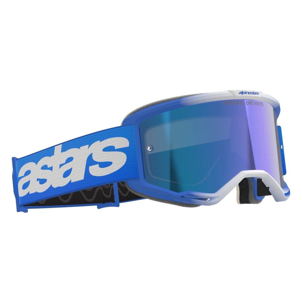 Alpinestars Vision 5 Blaze Goggles - Blue (Mirror Blue Lens)
