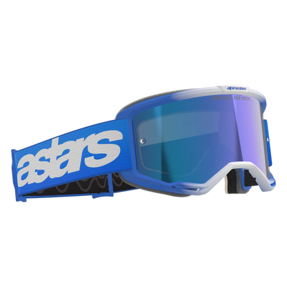 Alpinestars Vision 5 Blaze Goggles - Blue (Mirror Blue Lens)