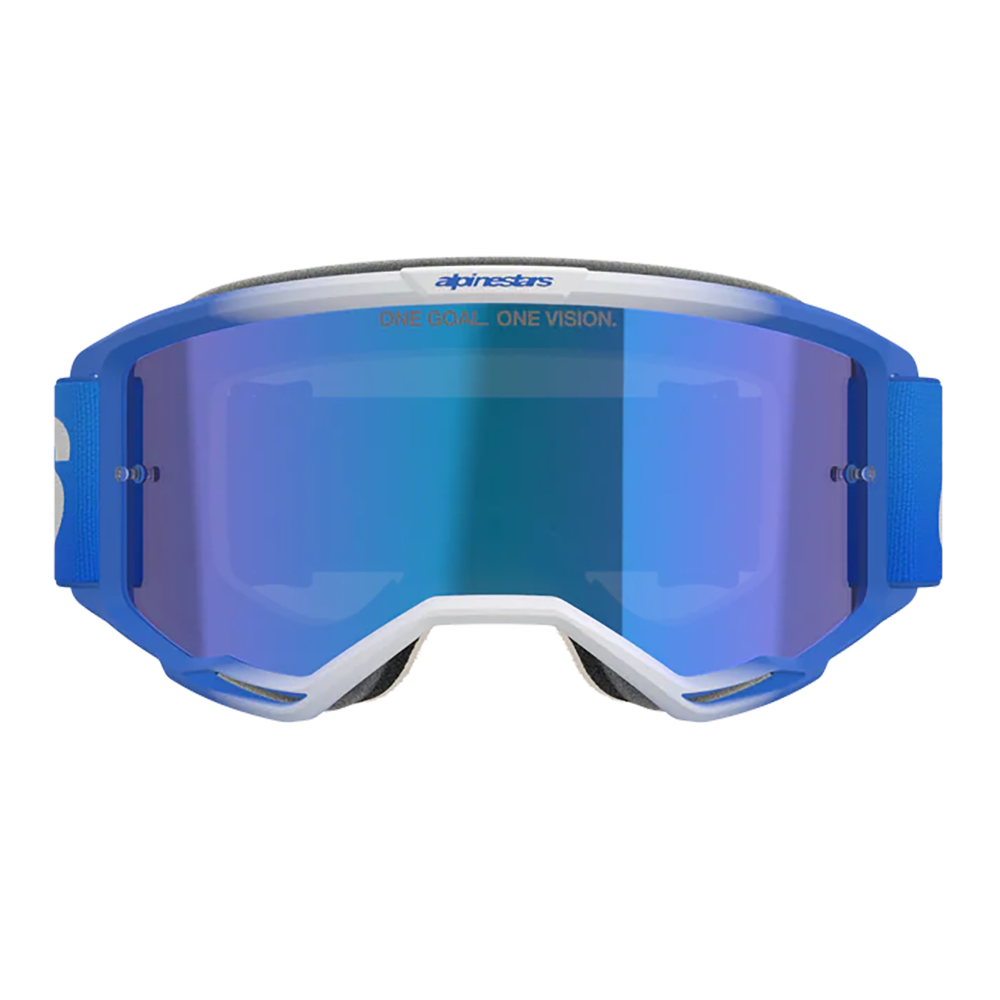 Alpinestars Vision 5 Blaze Goggles - Blue (Mirror Blue Lens)