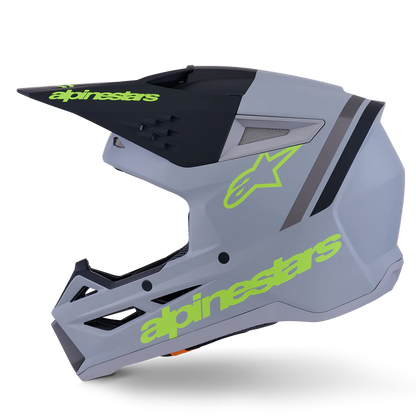 Alpinestars SM3 Youth Radium Helmet (Green/Black/Yellow)