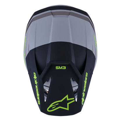 Alpinestars SM3 Youth Radium Helmet (Green/Black/Yellow)