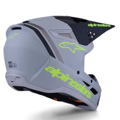 Alpinestars SM3 Youth Radium Helmet (Green/Black/Yellow)