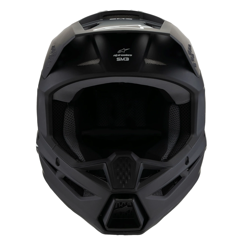 Alpinestars SM3 Youth Helmet (Solid Matte Black)