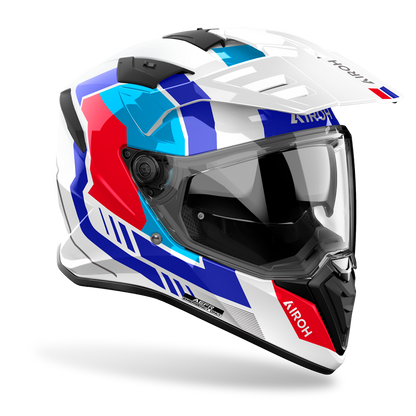 Airoh Bandit Horn Helmet ( White Gloss)