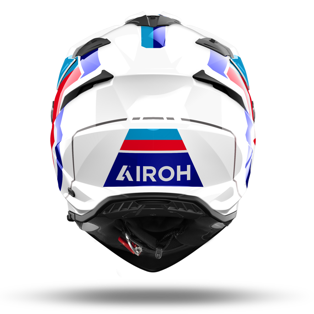 Airoh Bandit Horn Helmet ( White Gloss)