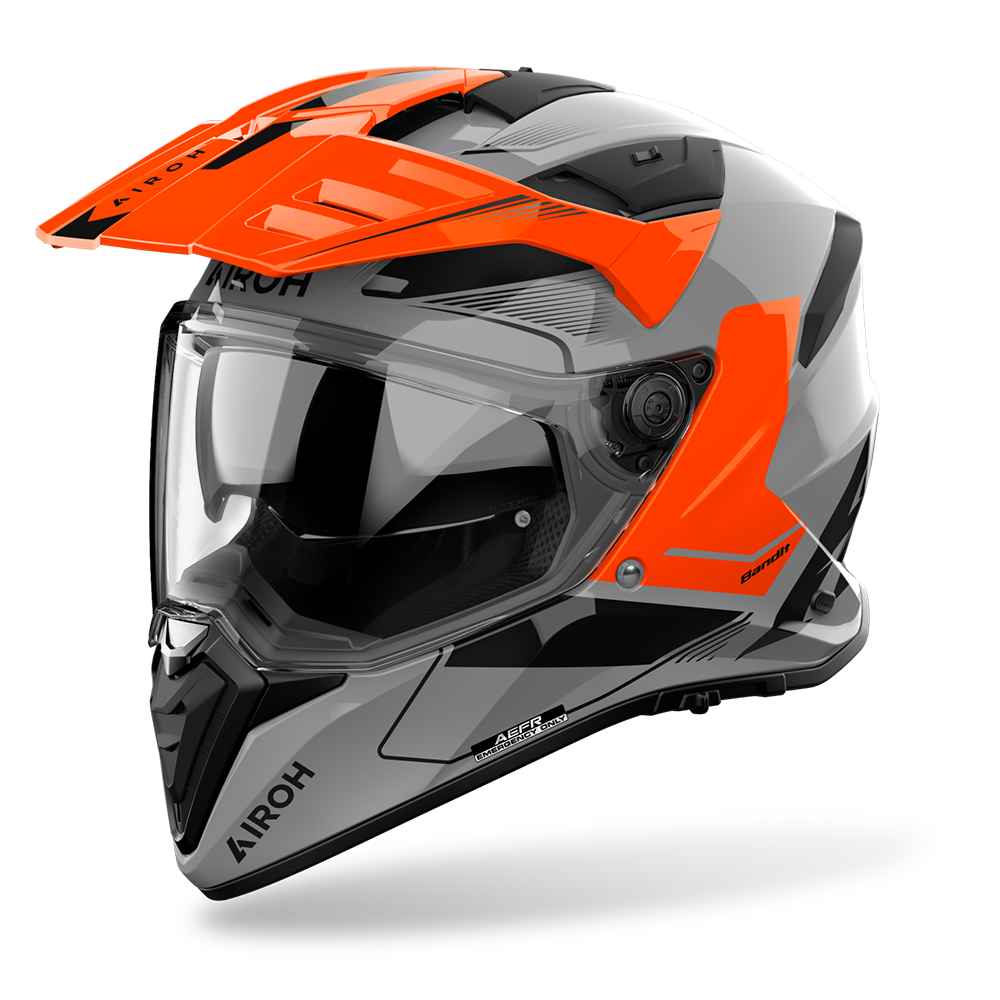 Airoh Bandit Tune Helmet ( Orange Gloss)