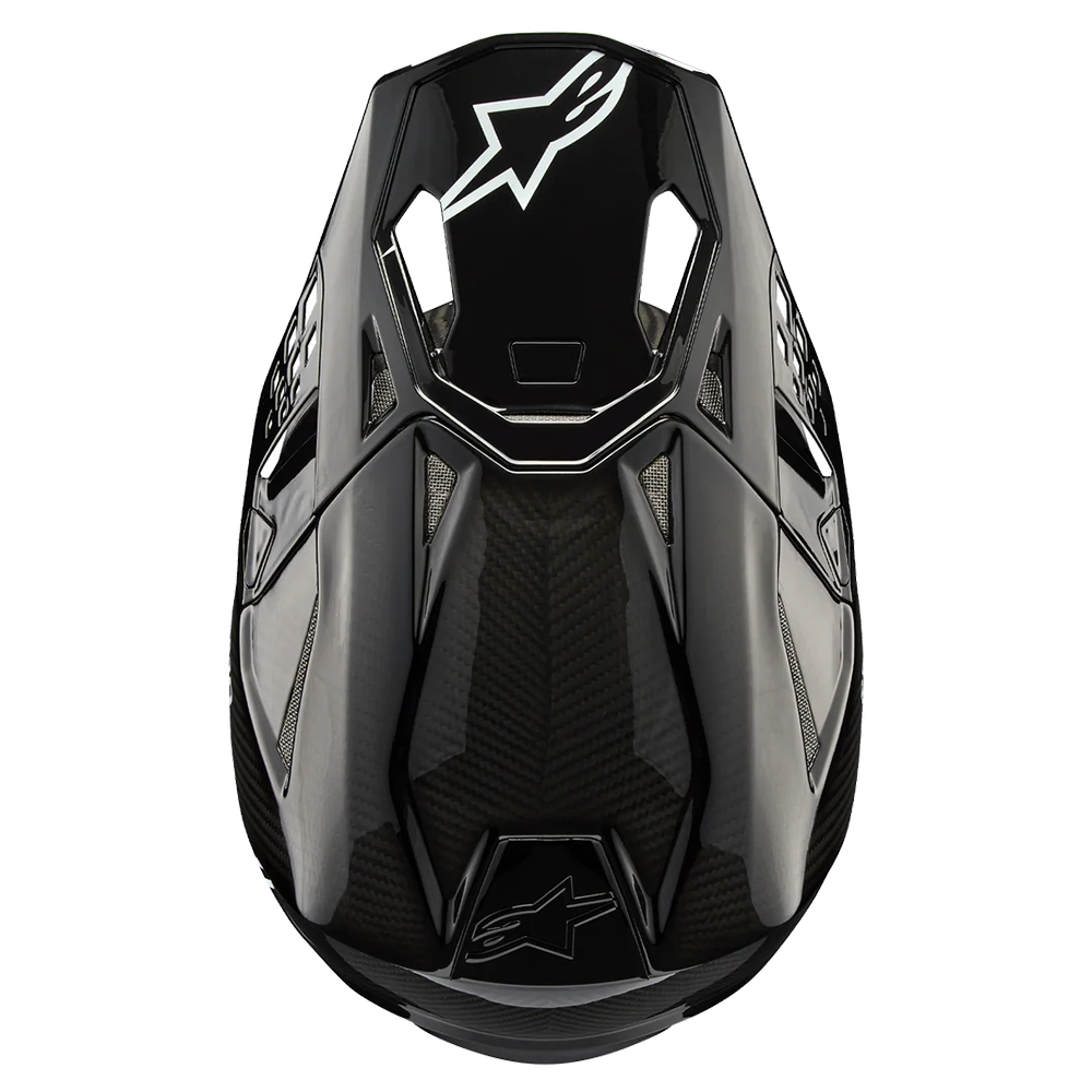 Alpinestars Supertech SM10 Solid Carbon Helmet (Black Gloss)