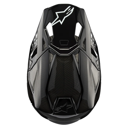 Alpinestars Supertech SM10 Solid Carbon Helmet (Black Gloss)