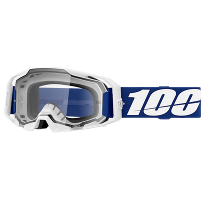 100% Armatic Goggles - Blue (Mirror Blue Lens)