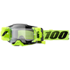 100% Armega Forecast Goggles - Neon Yellow  (Clear Lens)