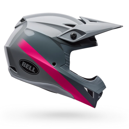 Bell MX-10 MIPS Aviator Helmet (Grey Pink Gloss)