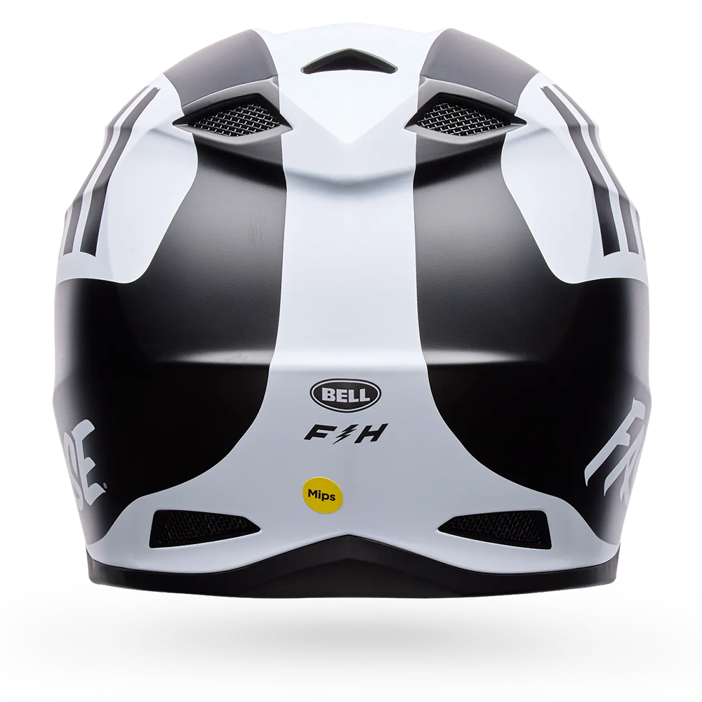 Bell MX-10 MIPS Fasthouse Helmet (Black White Gloss)