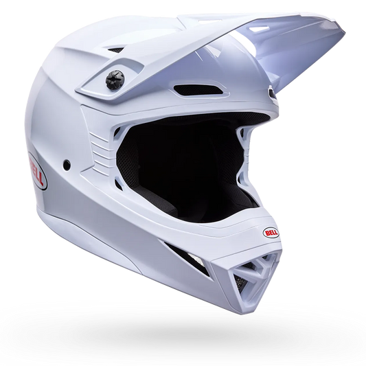 Bell MX-10 MIPS Helmet (Solid White Gloss)