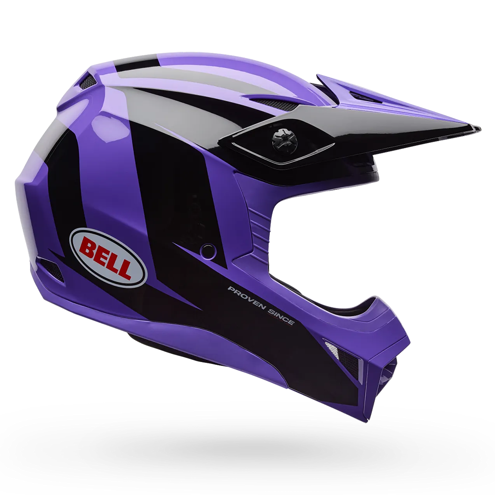 Bell MX-10 MIPS Talon Helmet (Purple Gloss)