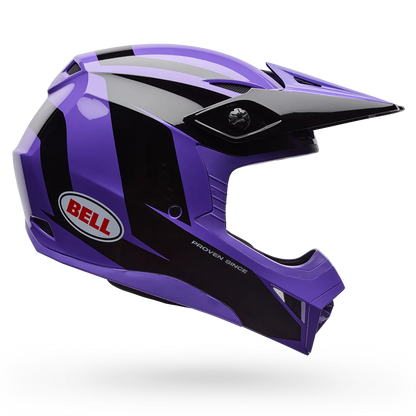 Bell MX-10 MIPS Talon Helmet (Purple Gloss)