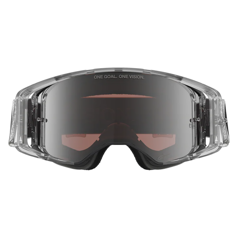 Alpinestars Supertech Vision Goggle DNGR38 XXV - Black Silver (Mirror Silver Lens)