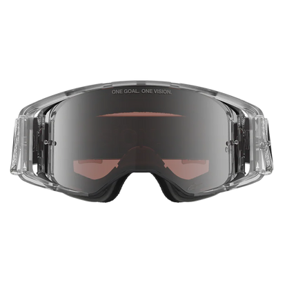 Alpinestars Supertech Vision Goggle DNGR38 XXV - Black Silver (Mirror Silver Lens)