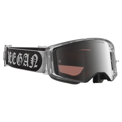 Alpinestars Supertech Vision Goggle DNGR38 XXV - Black Silver (Mirror Silver Lens)