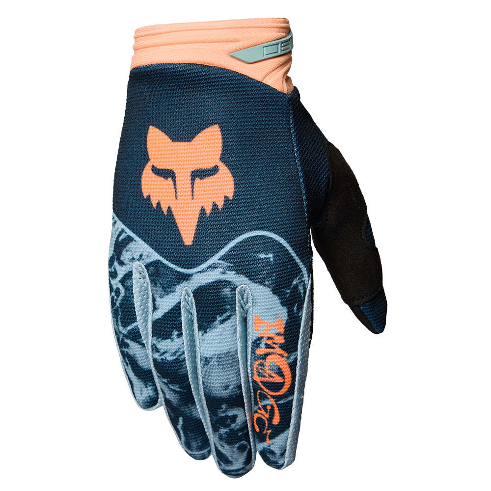Fox 180 Image Print Gloves (Galaxy Blue)