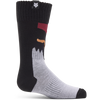Fox 180 Youth Flora Socks (Black/White)