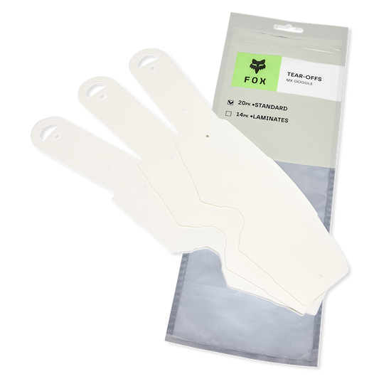 ***MULTI-PACK***MX24-MX26 Fox Main/Airspace Tear Offs - Standard ( 2Packs of 20)